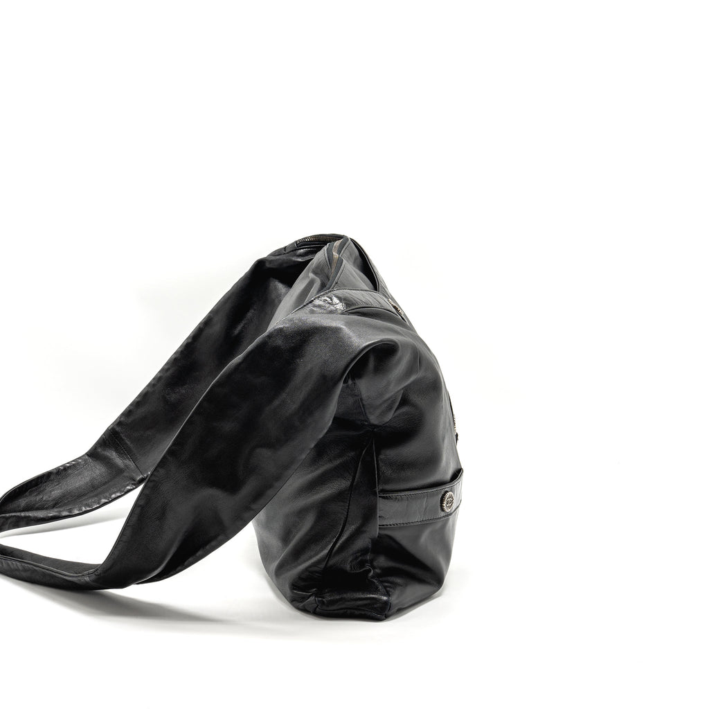 CHANEL TIE ON GIRL BAG LAMBSKIN BLACK SHW