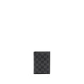 LOUIS VUITTON PASSPORT COVER DAMIER GRAPHITE CANVAS BLACK