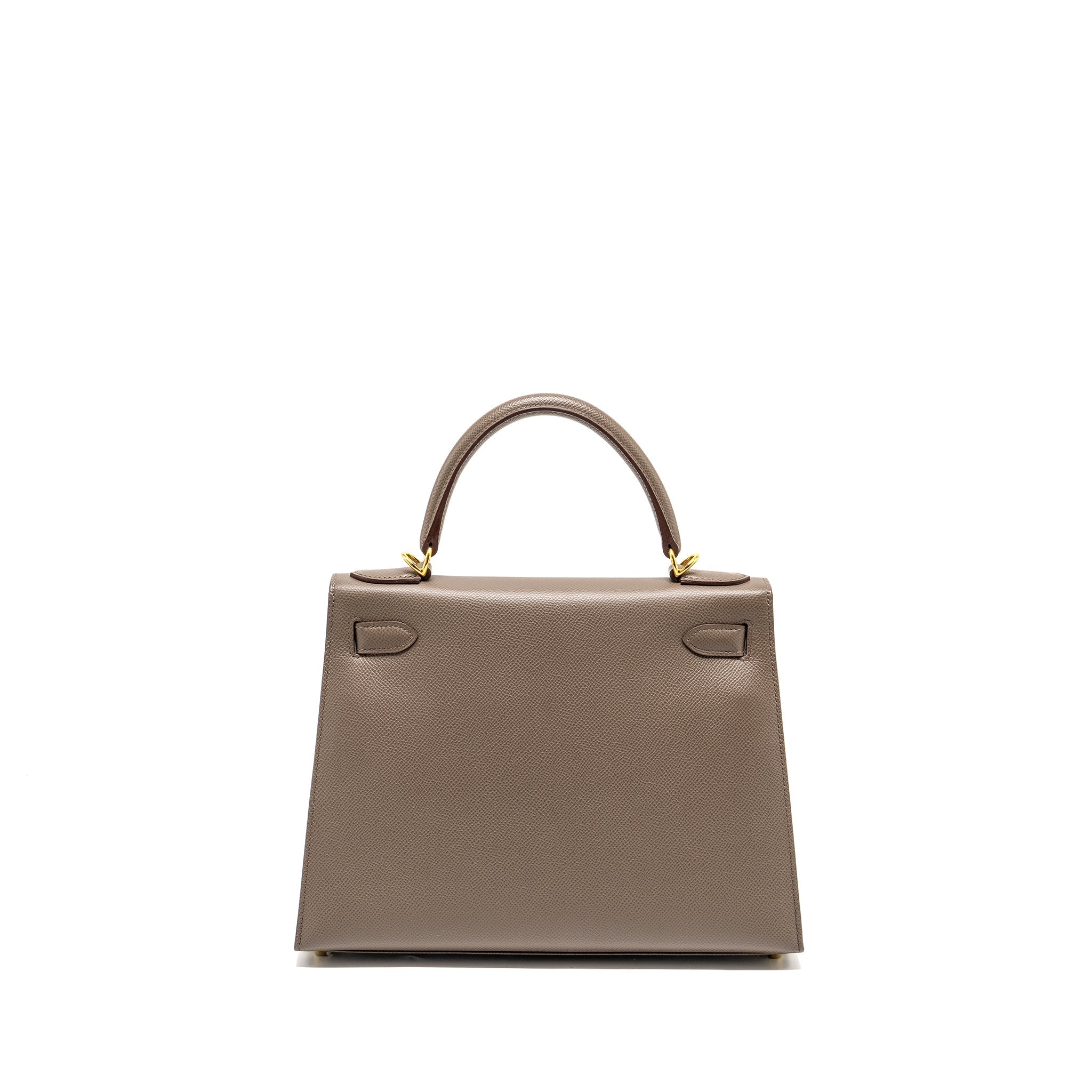 HERMES KELLY 28 EPSOM GRIS ETAIN GHW