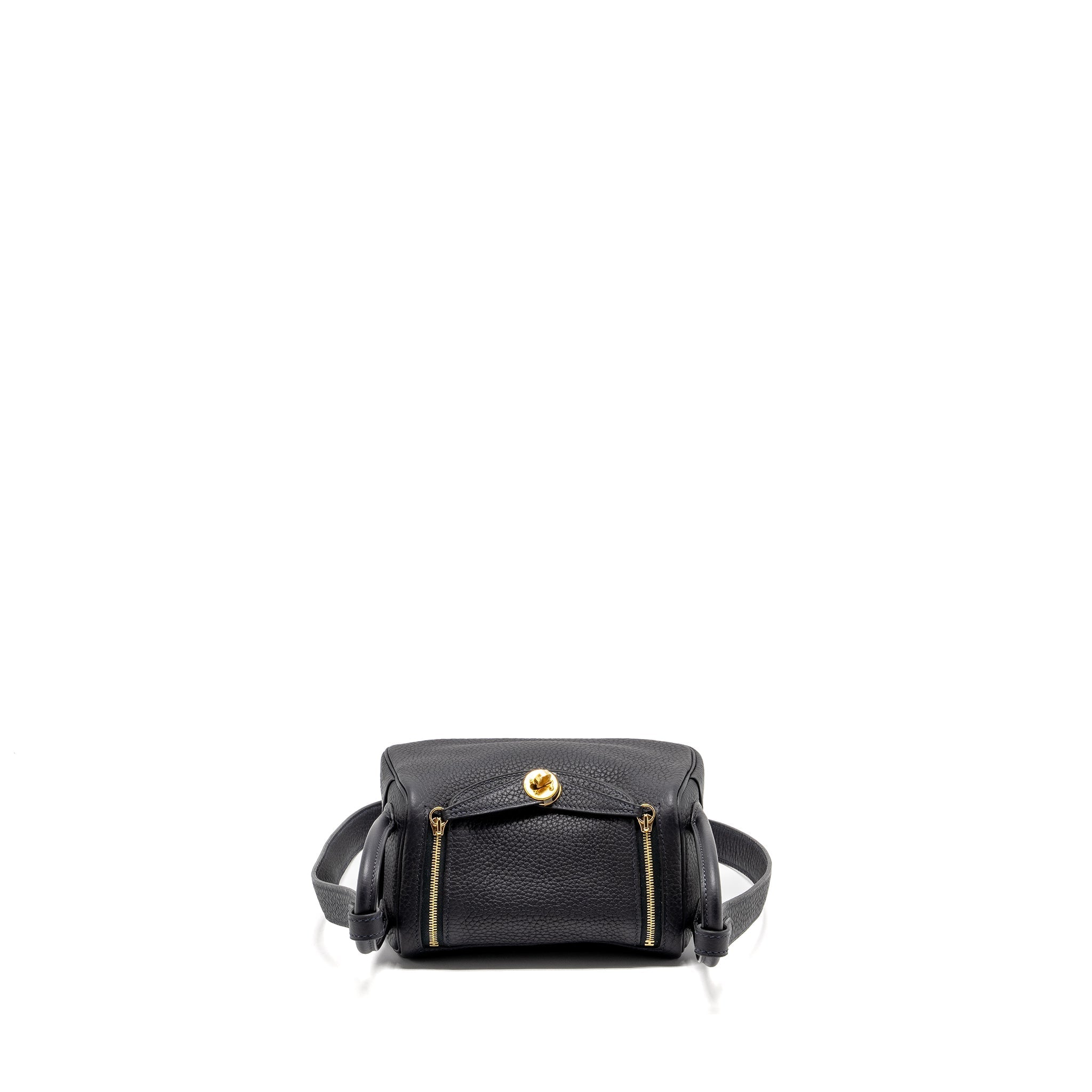 HERMES MINI LINDY CLEMENCE CABAN GHW