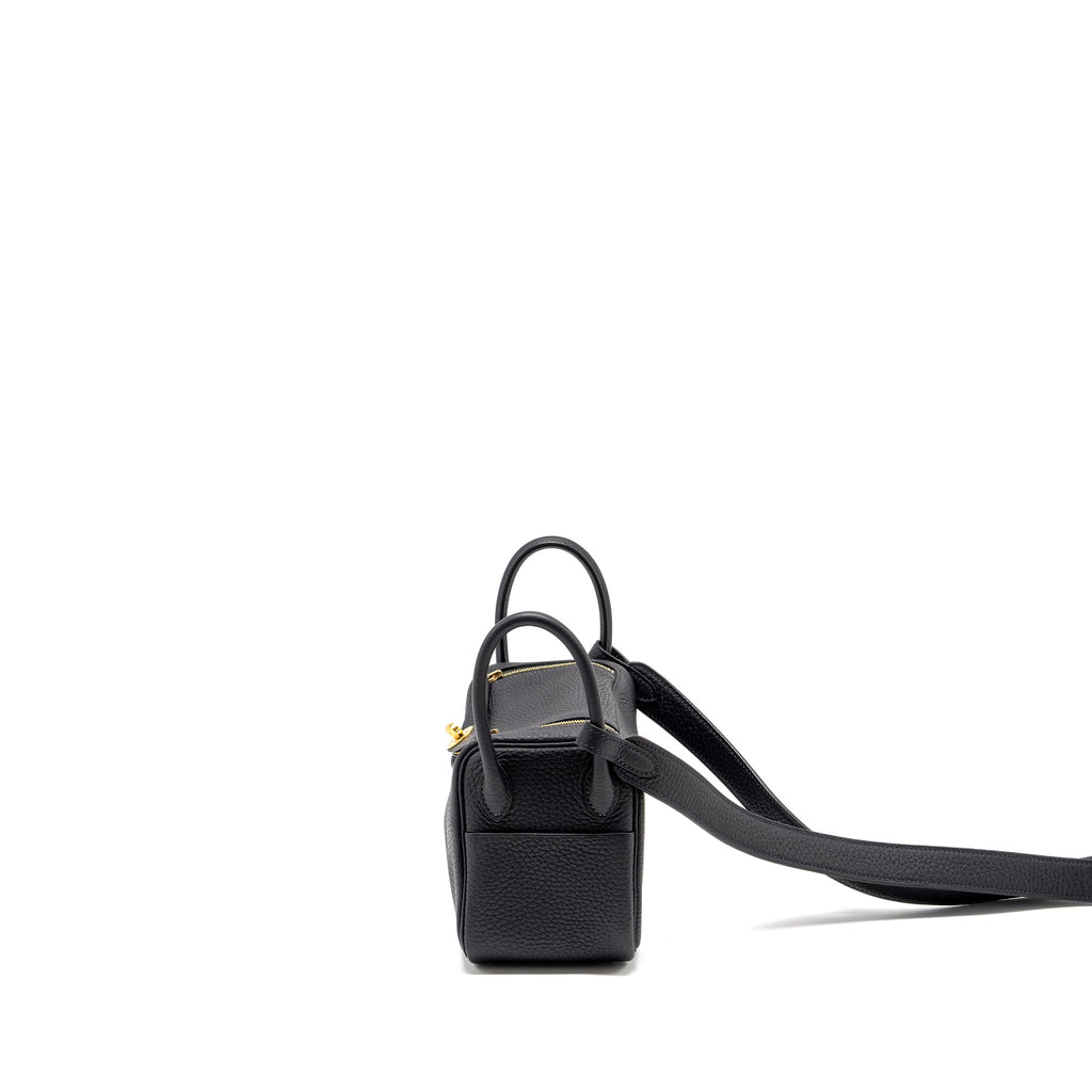 HERMES MINI LINDY CLEMENCE CABAN GHW