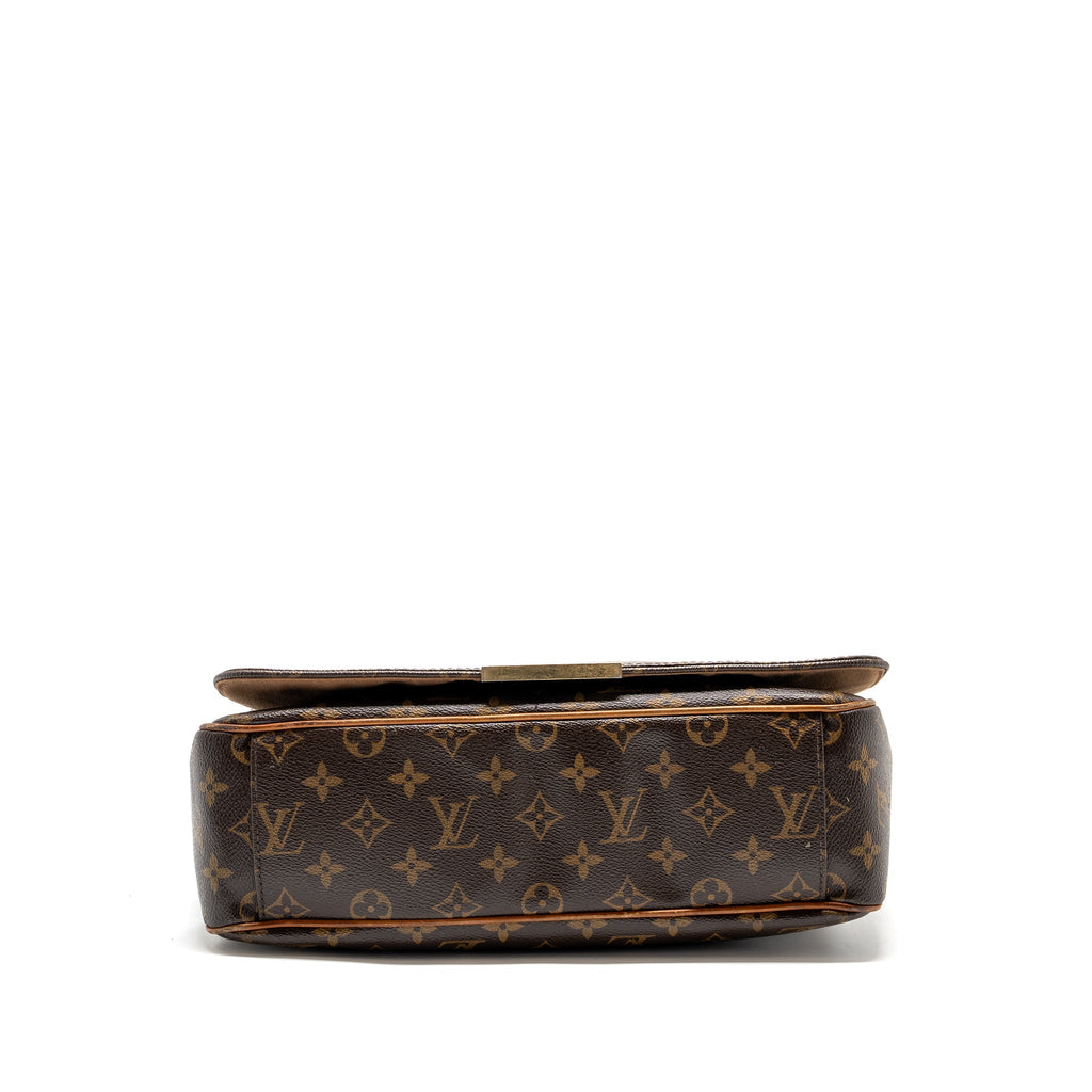 LOUIS VUITTON MEN’S MESSENGER BAG MONOGRAM CANVAS GHW