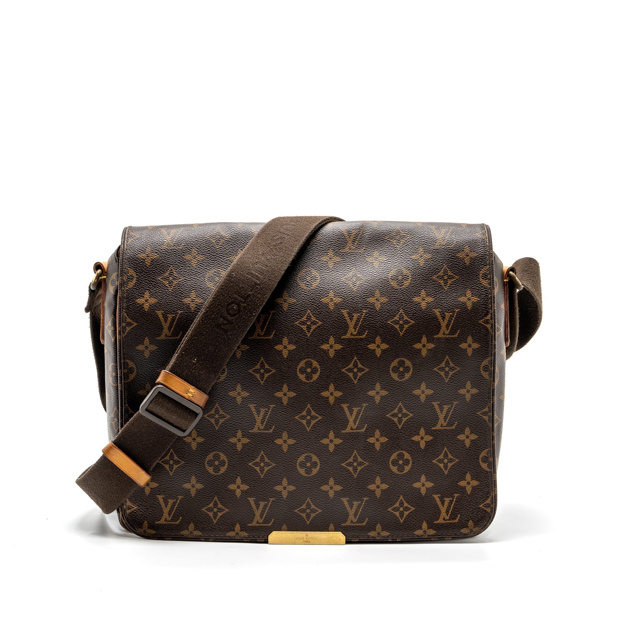 LOUIS VUITTON MEN’S MESSENGER BAG MONOGRAM CANVAS GHW