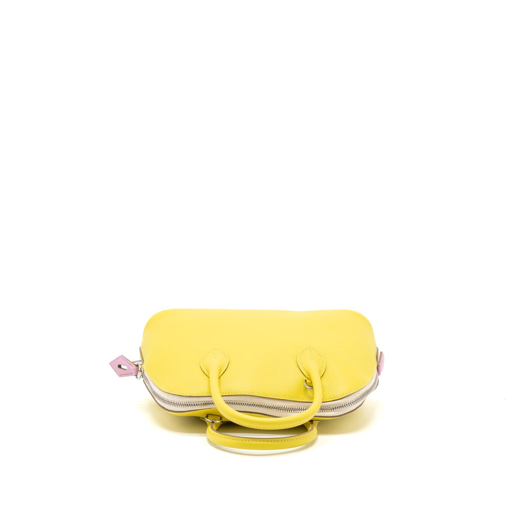 HERMES BOLIDE 1923 25 EPSOM LIME/MAUVE SYLVESTRE/NATA SHW