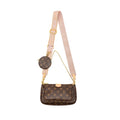 LOUIS VUITTON MULTI POCHETTE MONOGRAM CANVAS ROSE CLAIR GHW