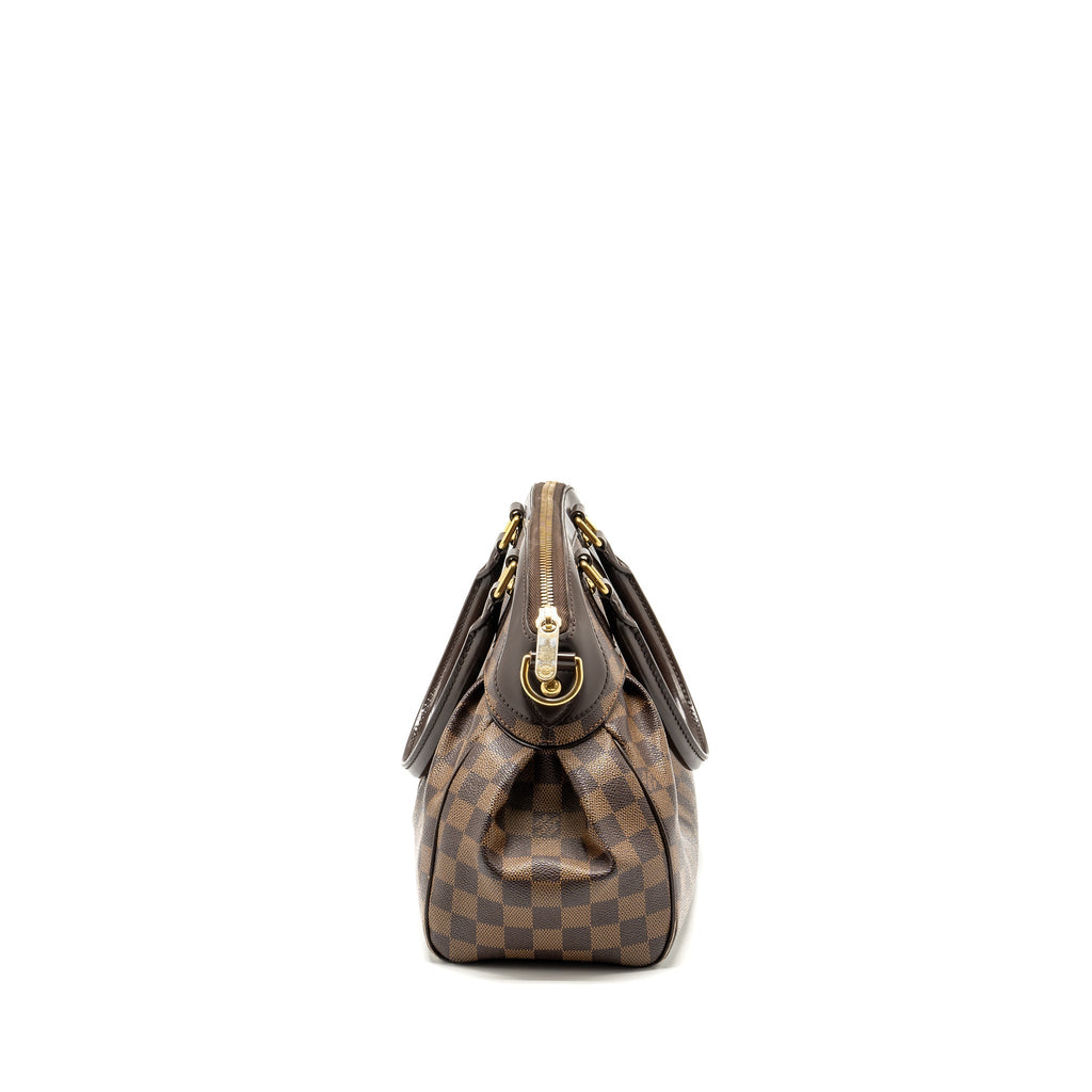 LOUIS VUITTON TREVI TOTE BAG DAMIER EBENE CANVAS GHW