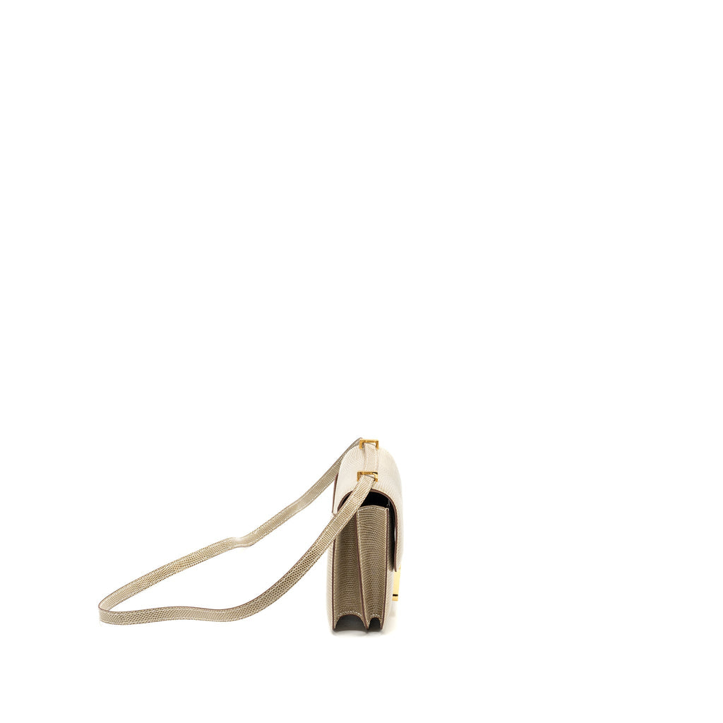 HERMES MINI CONSTANCE LIZARD NILOTICUS FICELLE GHW