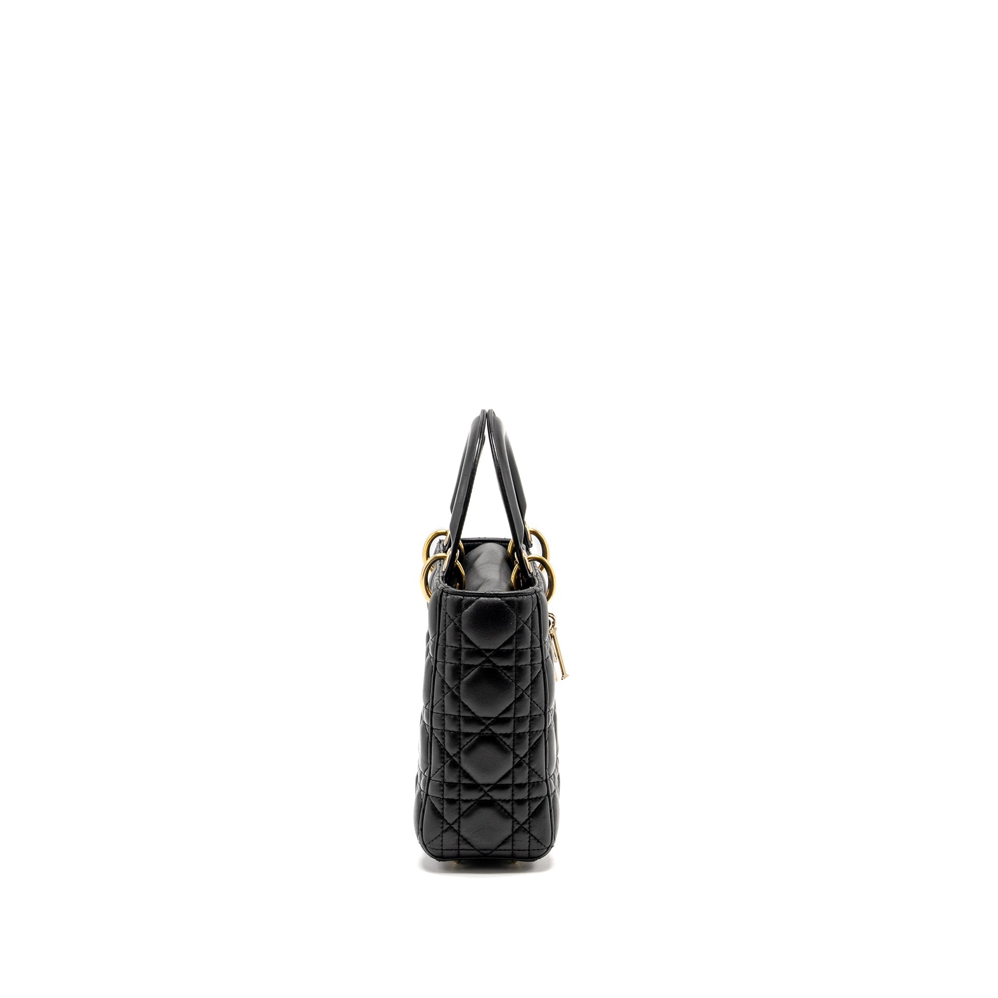 DIOR MY ABC SMALL LADY DIOR LAMBSKIN BLACK GHW