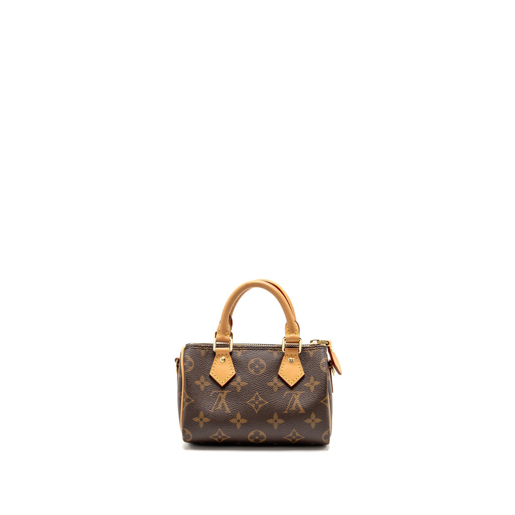 LOUIS VUITTON NANO SPEEDY MONOGRAM CANVAS GHW