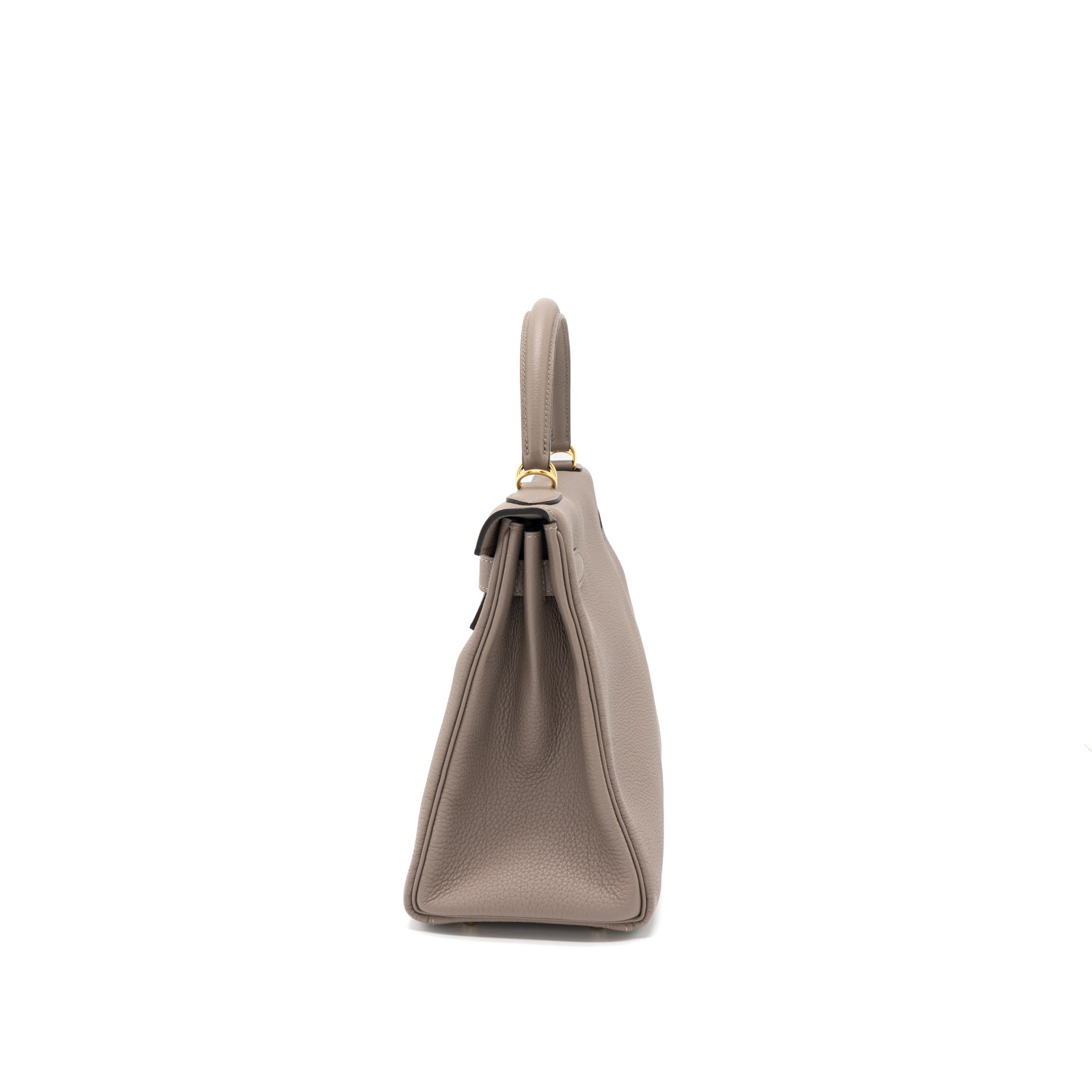 HERMES KELLY 28 TOGO M8 GRIS ASPHALTE GHW