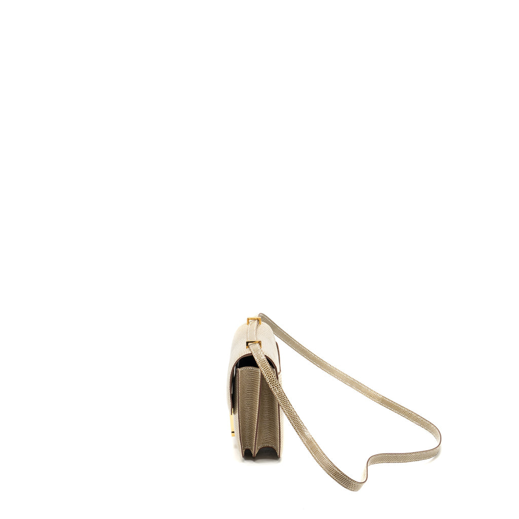HERMES MINI CONSTANCE LIZARD NILOTICUS FICELLE GHW