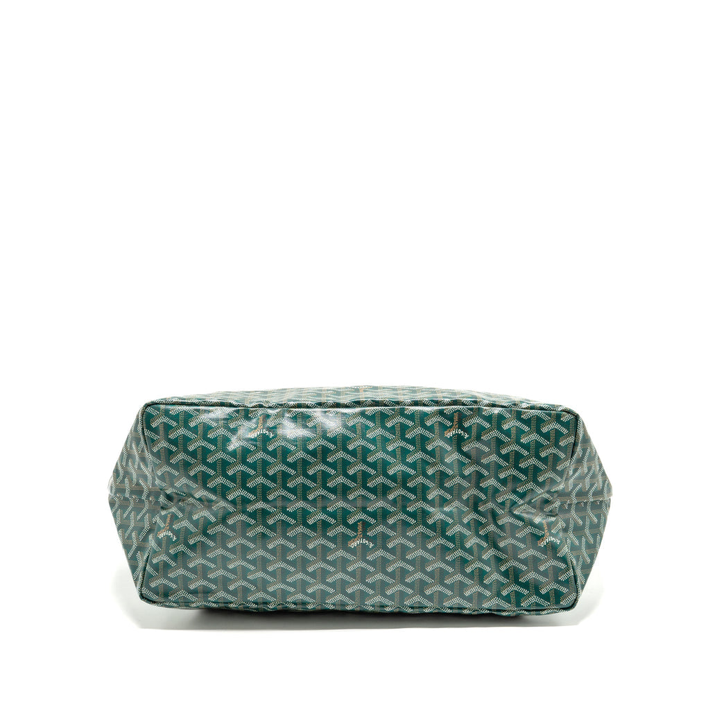 GOYARD SAINT LOUIS GM TOTE GOYARDINE CANVAS GREEN SHW