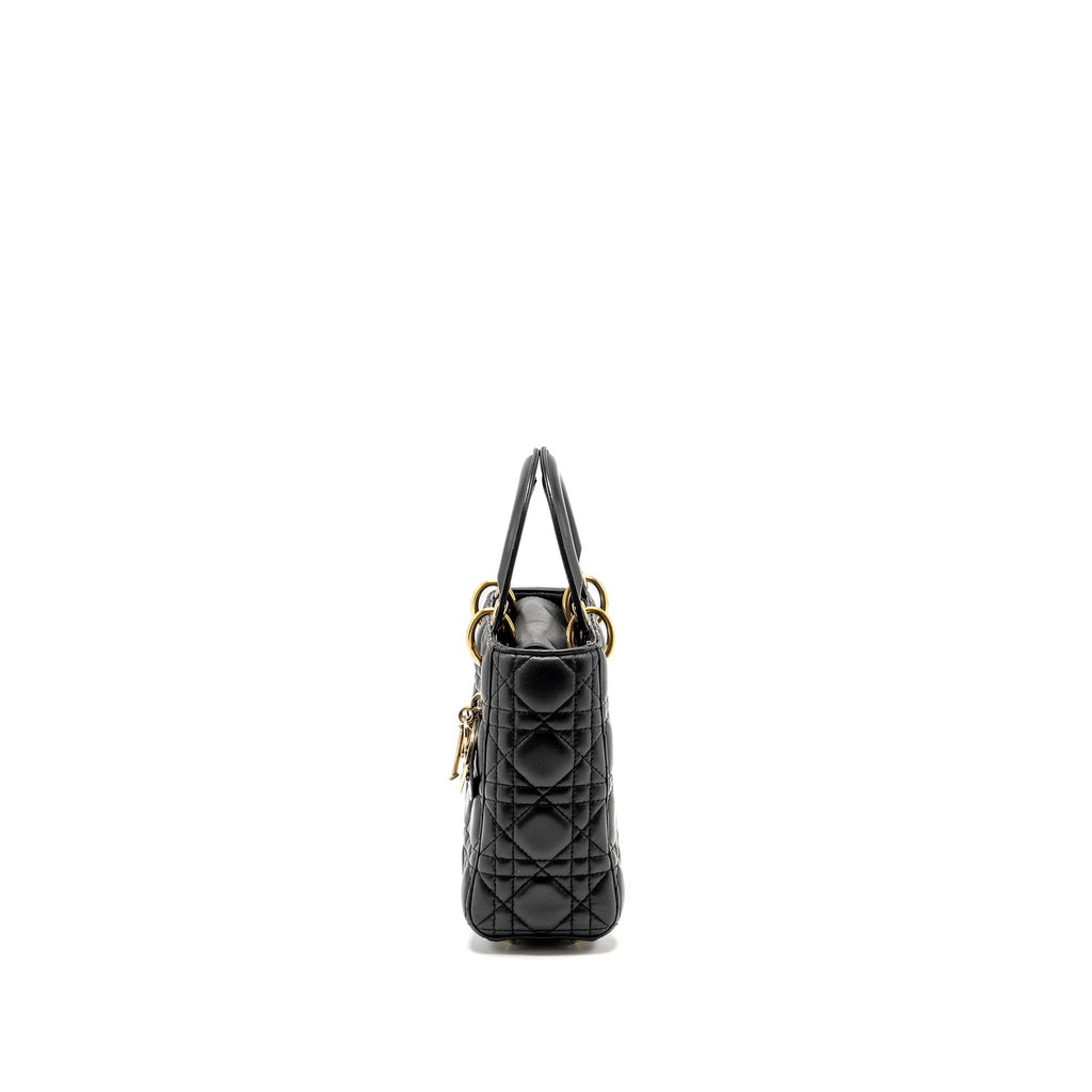 DIOR MY ABC SMALL LADY DIOR LAMBSKIN BLACK GHW