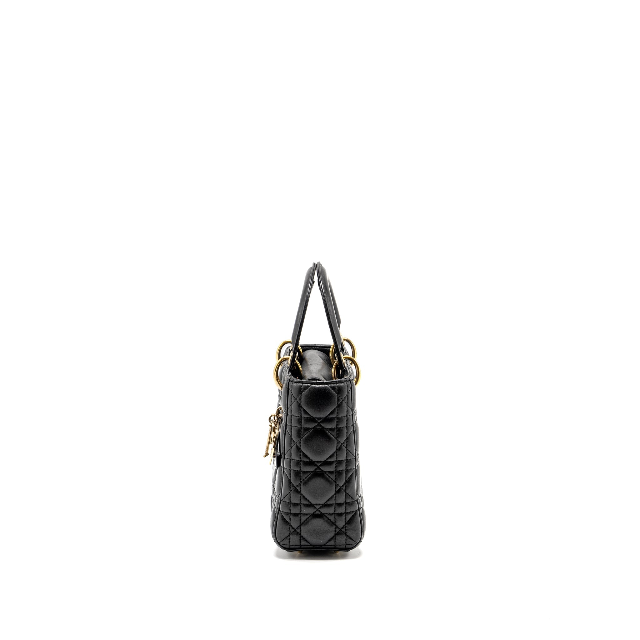 DIOR MY ABC SMALL LADY DIOR LAMBSKIN BLACK GHW