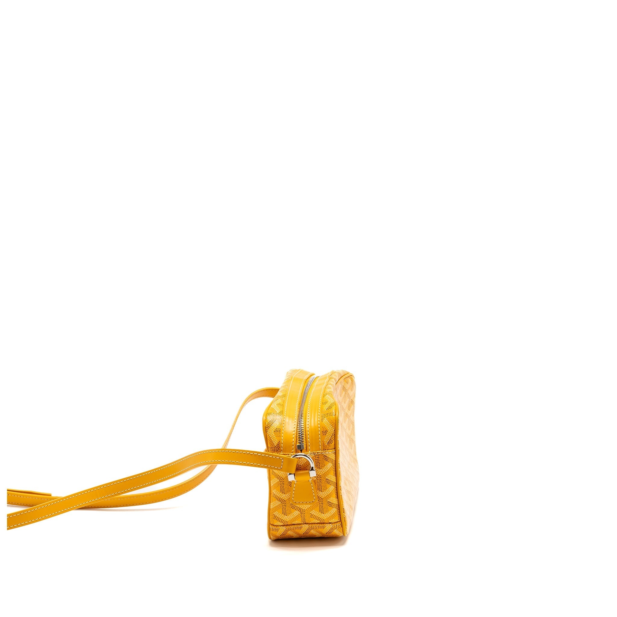 GOYARD CAPE VERT PM CROSSBODY BAG GOYARDLINE CANVAS YELLOW SHW