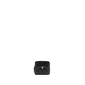 CHANEL SQUARE ZIPPER POUCH CARD HOLDER CAVIAR BLACK LGHW (MICROCHIP)