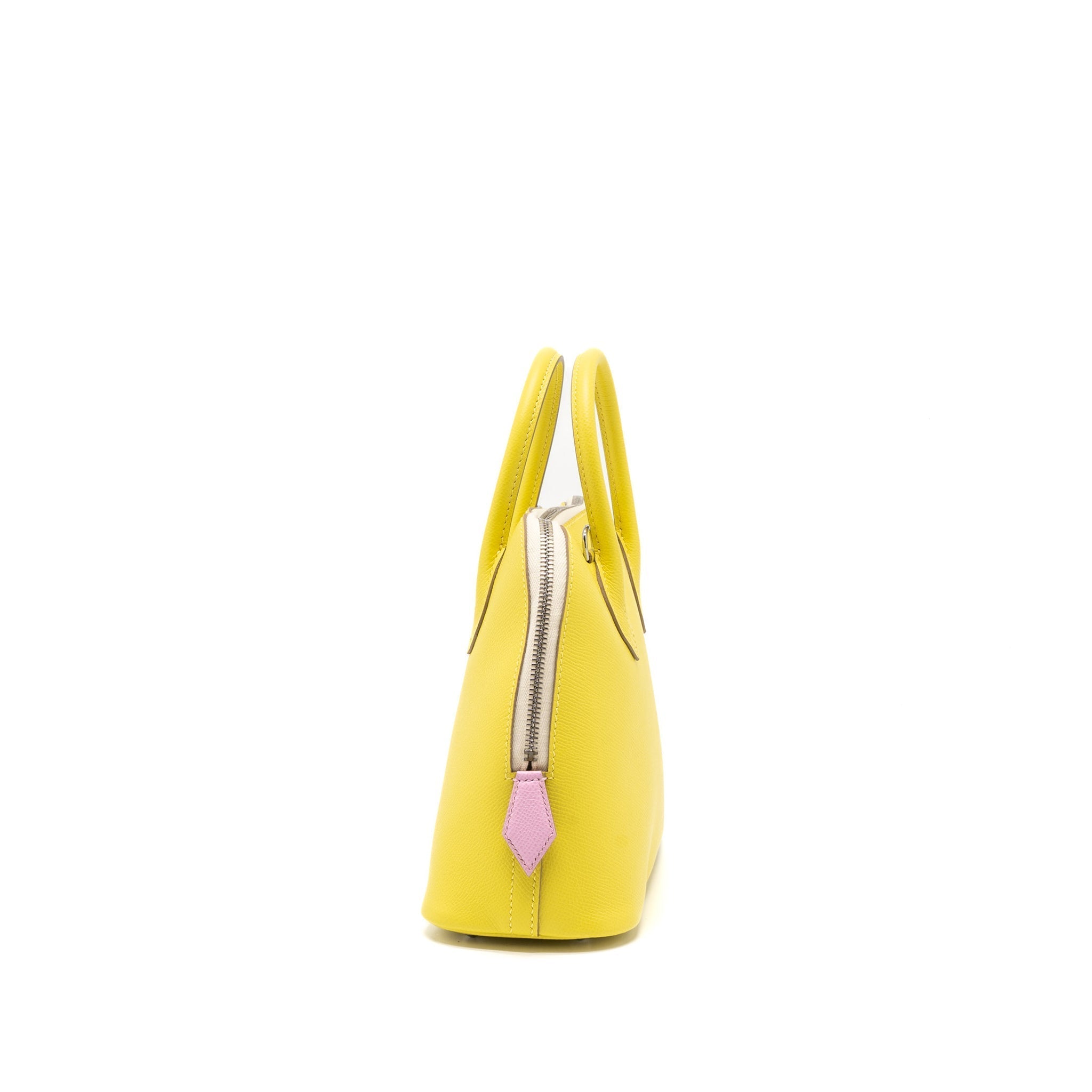 HERMES BOLIDE 1923 25 EPSOM LIME/MAUVE SYLVESTRE/NATA SHW