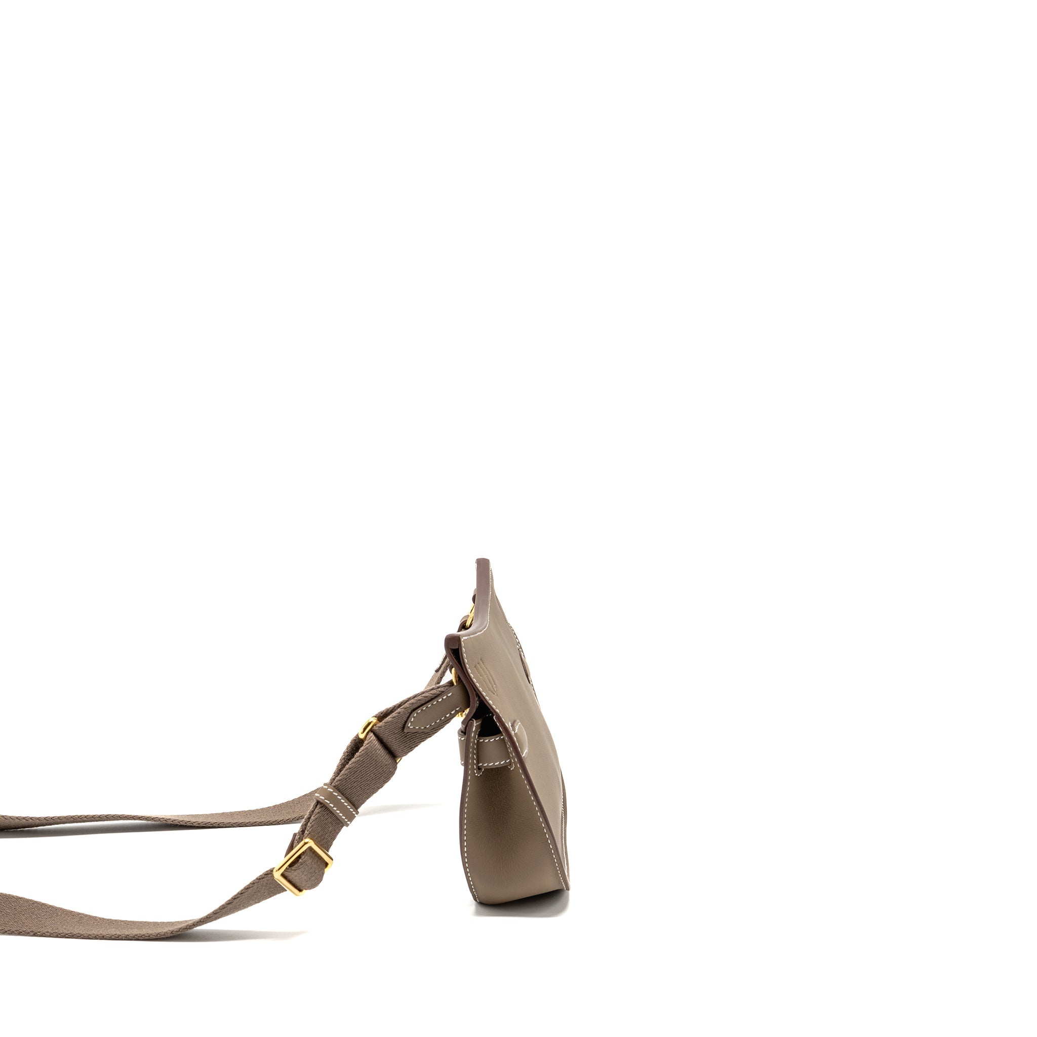 HERMES MINI JYPSIERE SWIFT ETOUPE GHW