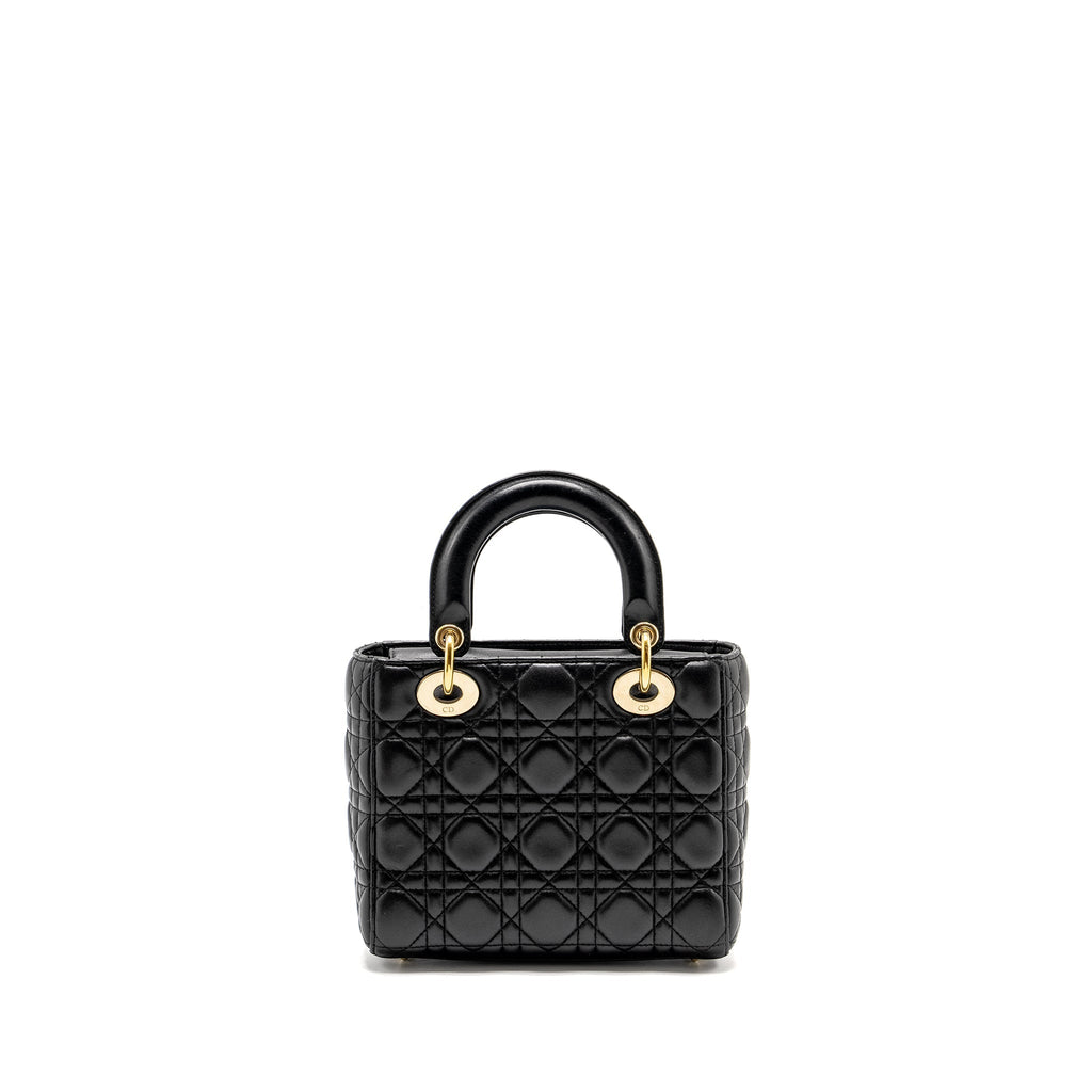 DIOR MY ABC SMALL LADY DIOR LAMBSKIN BLACK GHW