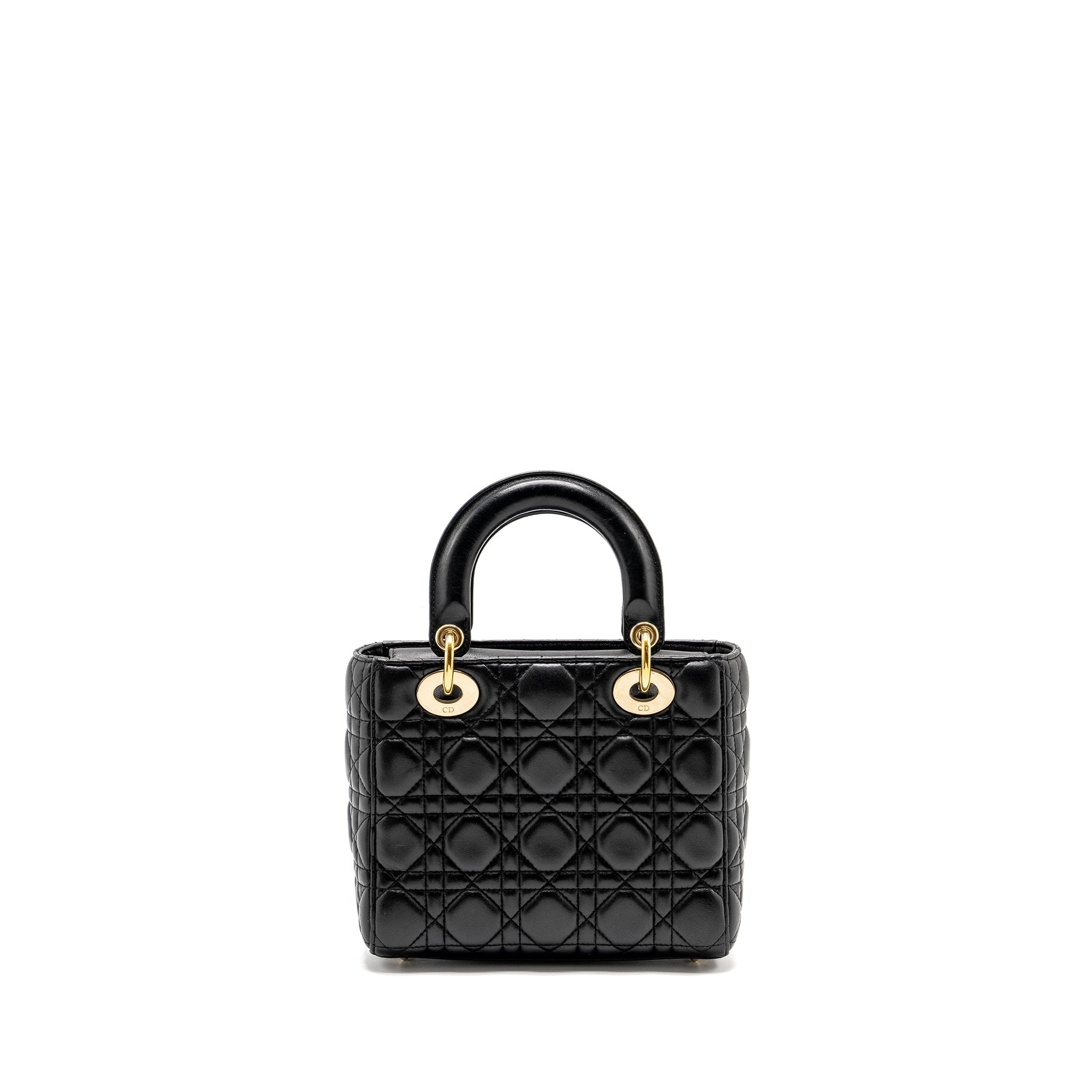 DIOR MY ABC SMALL LADY DIOR LAMBSKIN BLACK GHW