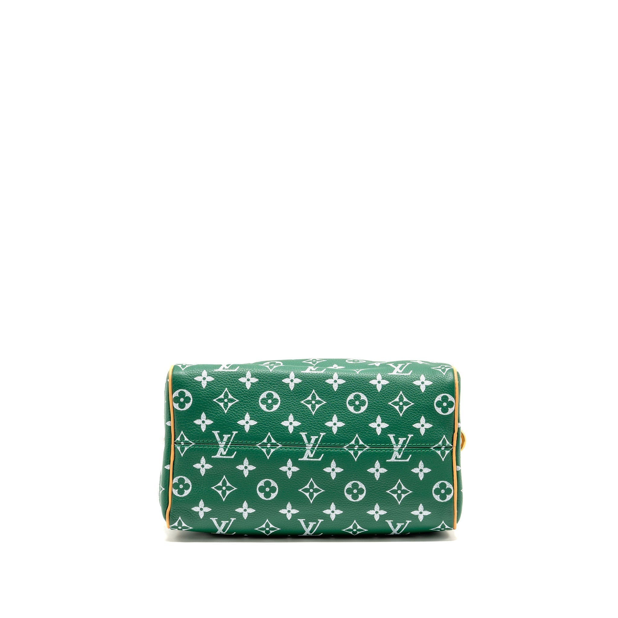 LOUIS VUITTON SPEEDY P9 BANDOULIERE 25 SOFT CALFSKIN GREEN GHW