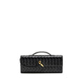 BOTTEGA VENETA ANDIAMO CLUTCH LAMBSKIN BLACK GHW