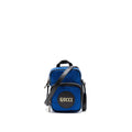 GUCCI OFF THE GRID MINI CROSSBODY BAG FABRIC/LEATHER BLUE/MULTICOLOUR SHW