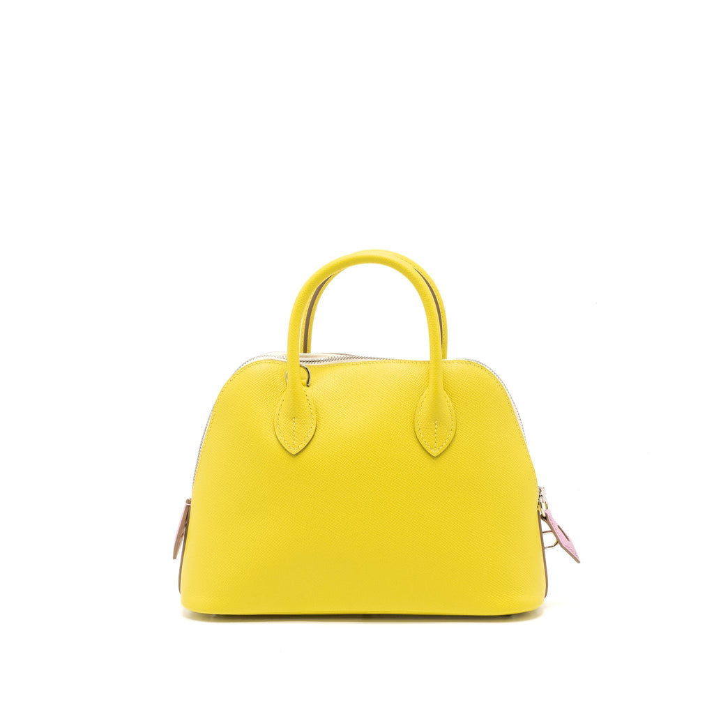 HERMES BOLIDE 1923 25 EPSOM LIME/MAUVE SYLVESTRE/NATA SHW