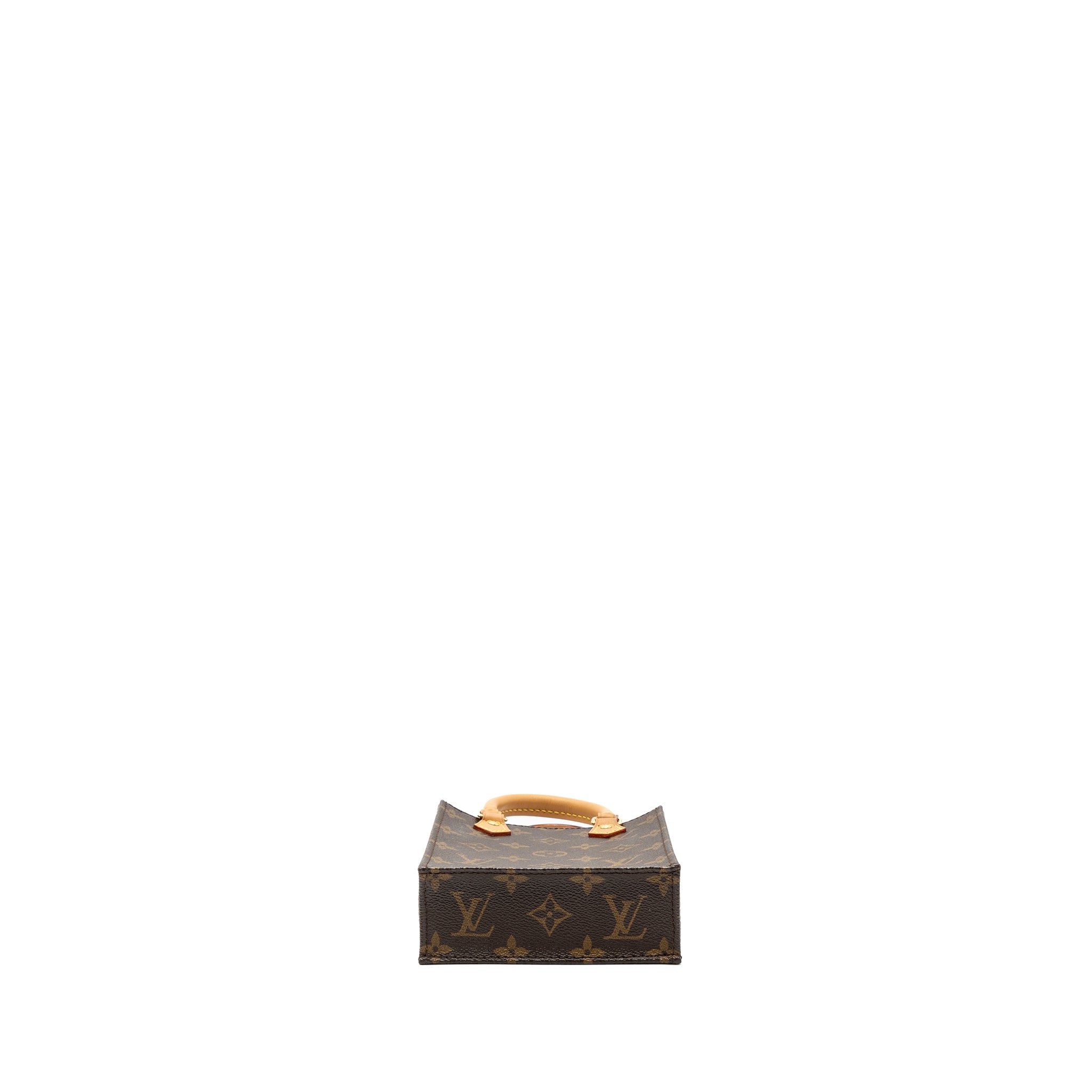 LOUIS VUITTON PETIT SAC PLAT MONOGRAM CANVAS GHW