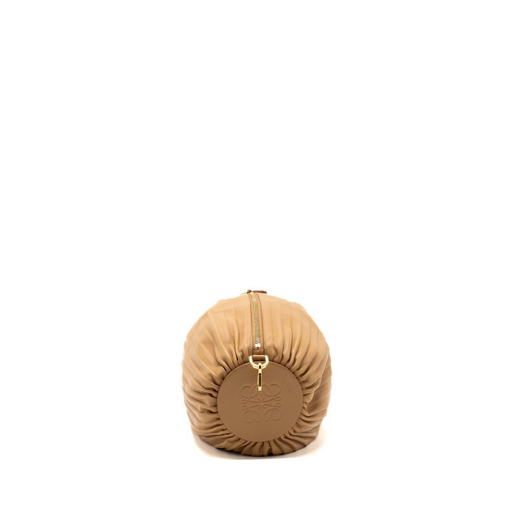 LOEWE BRACELET POUCH NAPPA LAMBSKIN BEIGE GHW
