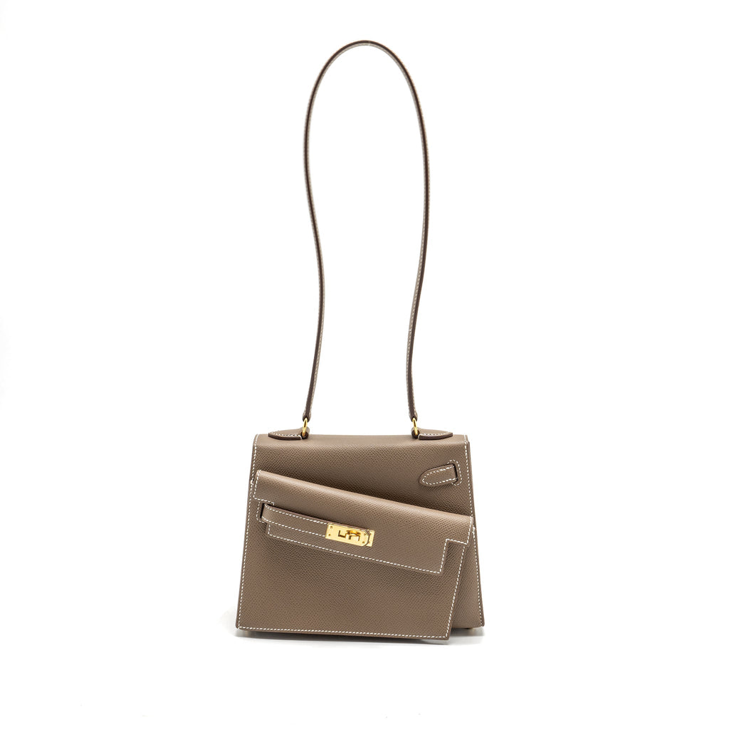 HERMES KELLY SELLIER EN DESORDRE 20 EPSOM ETOUPE GHW