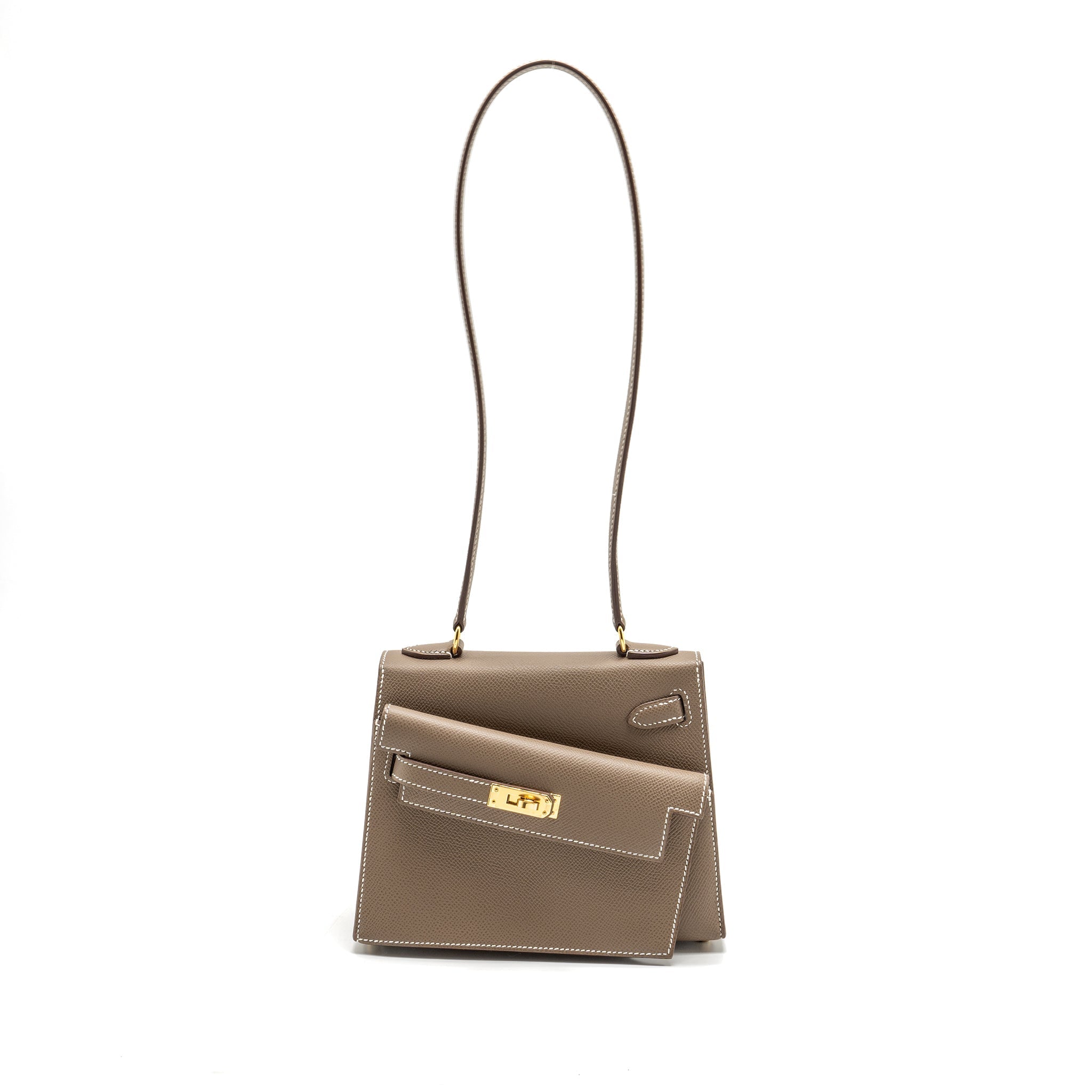 HERMES KELLY SELLIER EN DESORDRE 20 EPSOM ETOUPE GHW