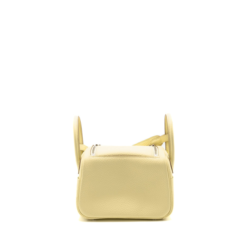 HERMES MINI LINDY II CLEMENCE JAUNE MILTON SHW