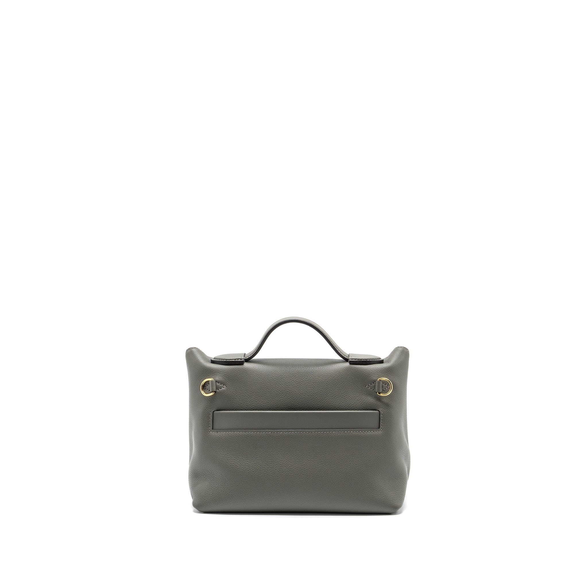 HERMES MINI 24/24 2424-21 BAG EVERCOLOR / SWIFT GRIS MEYER GHW