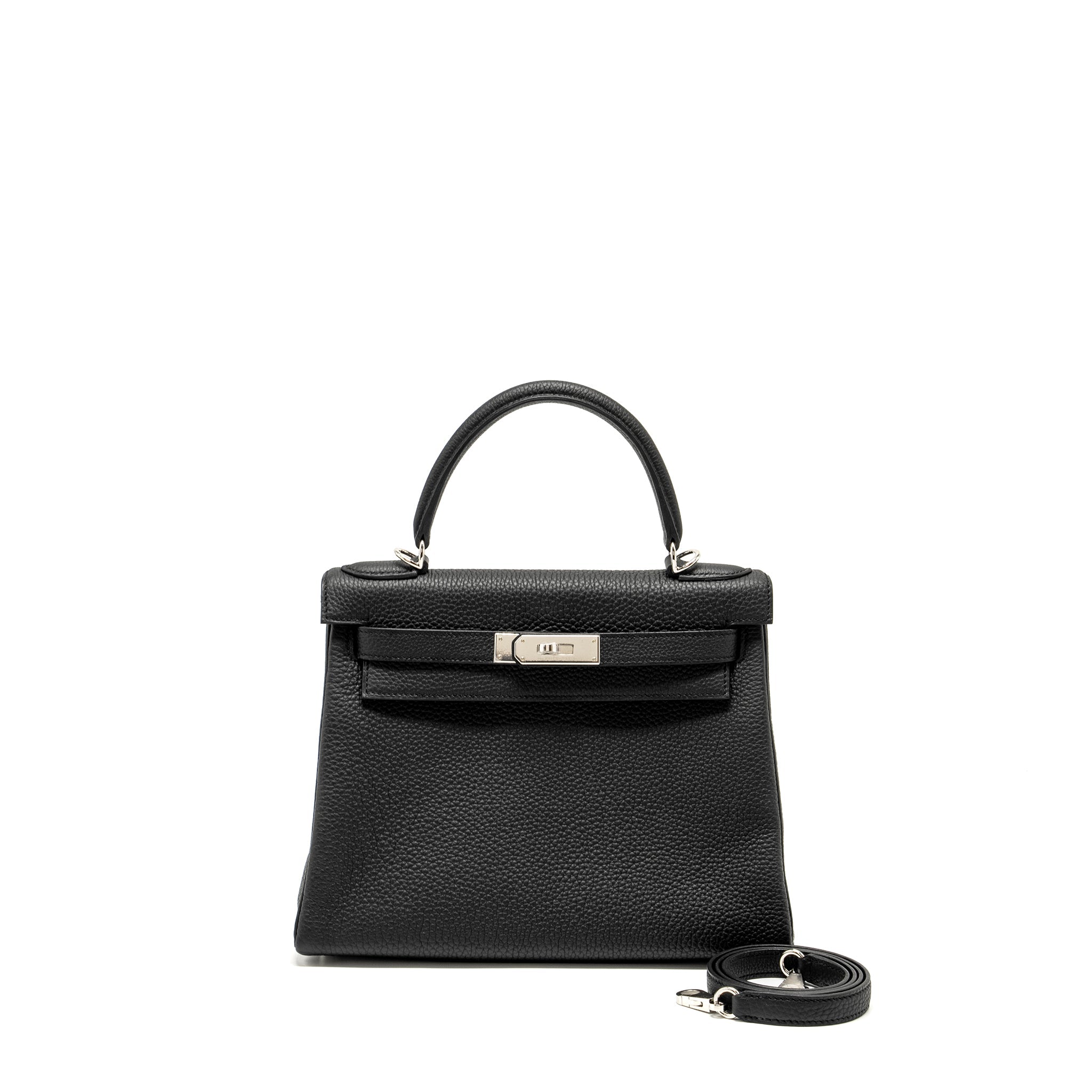 HERMES KELLY 28 TOGO BLACK SHW