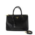 PRADA GALLERIA SAFFIANO TOTE BAG CALFSKIN BLACK GHW