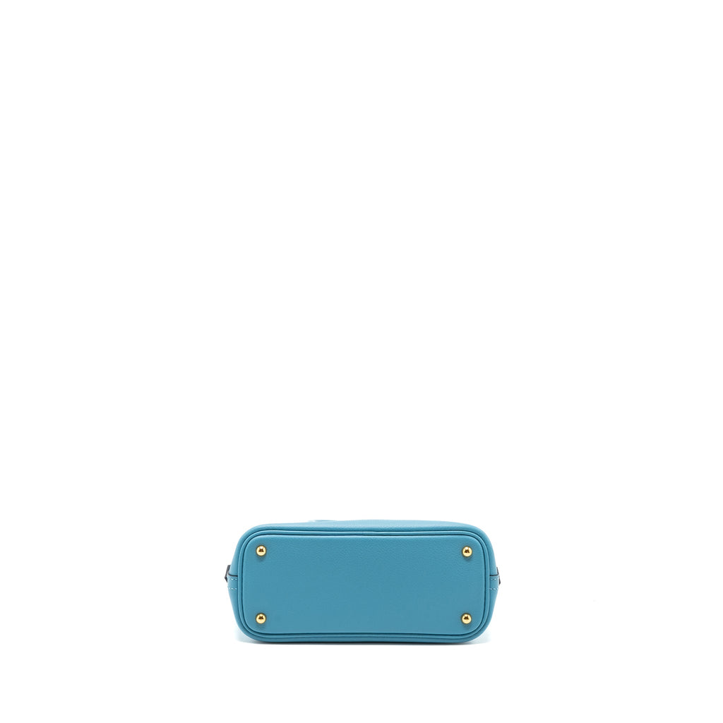 HERMES MINI BOLIDE EVERCOLOR P3 BLUE DU NORD GHW