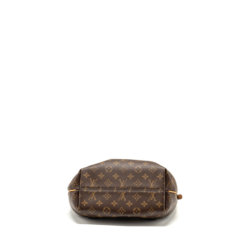 LOUIS VUITTON TURENNE PM BAG MONOGRAM CANVAS BROWN GHW