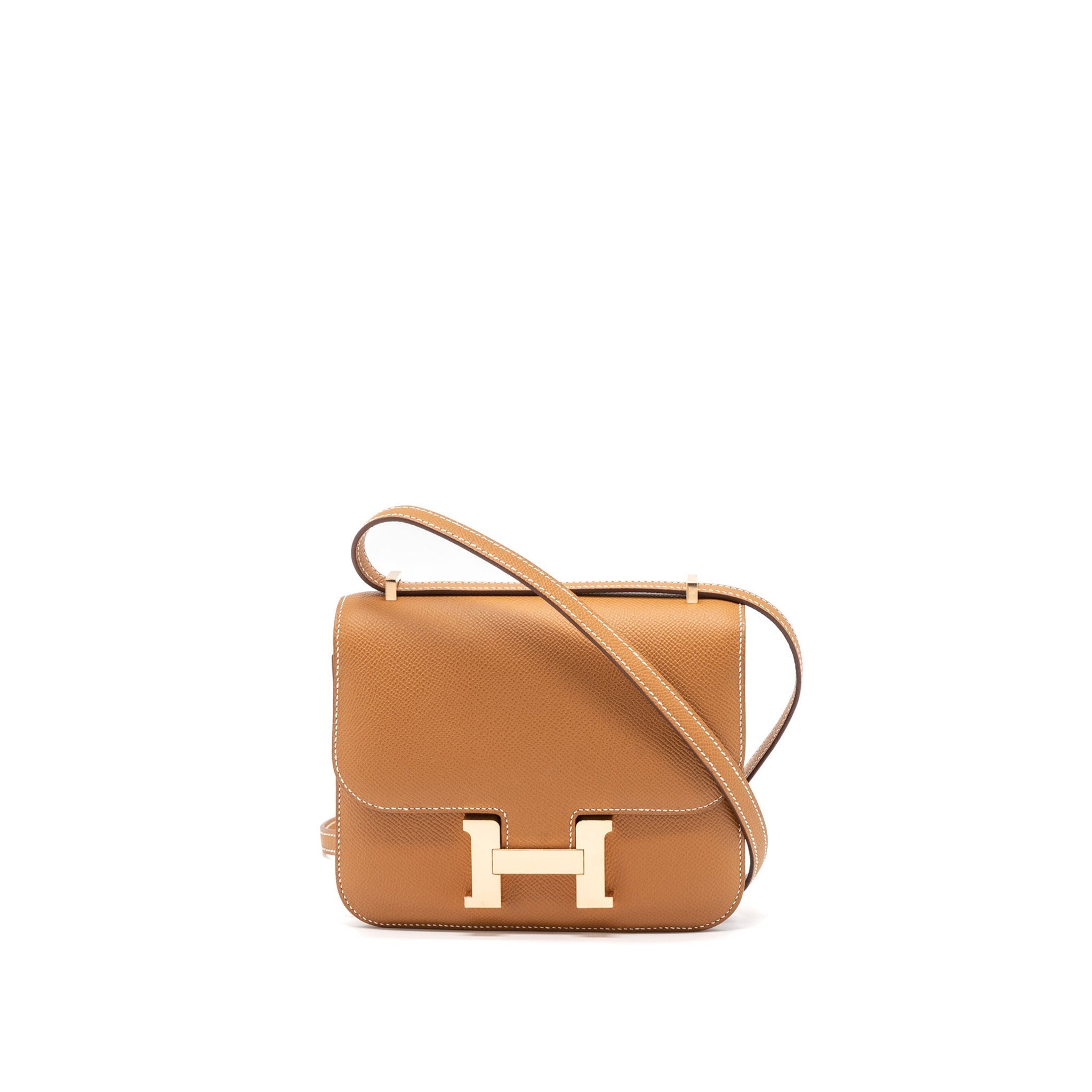 HERMES CONSTANCE MINI EPSOM GOLD RGHW
