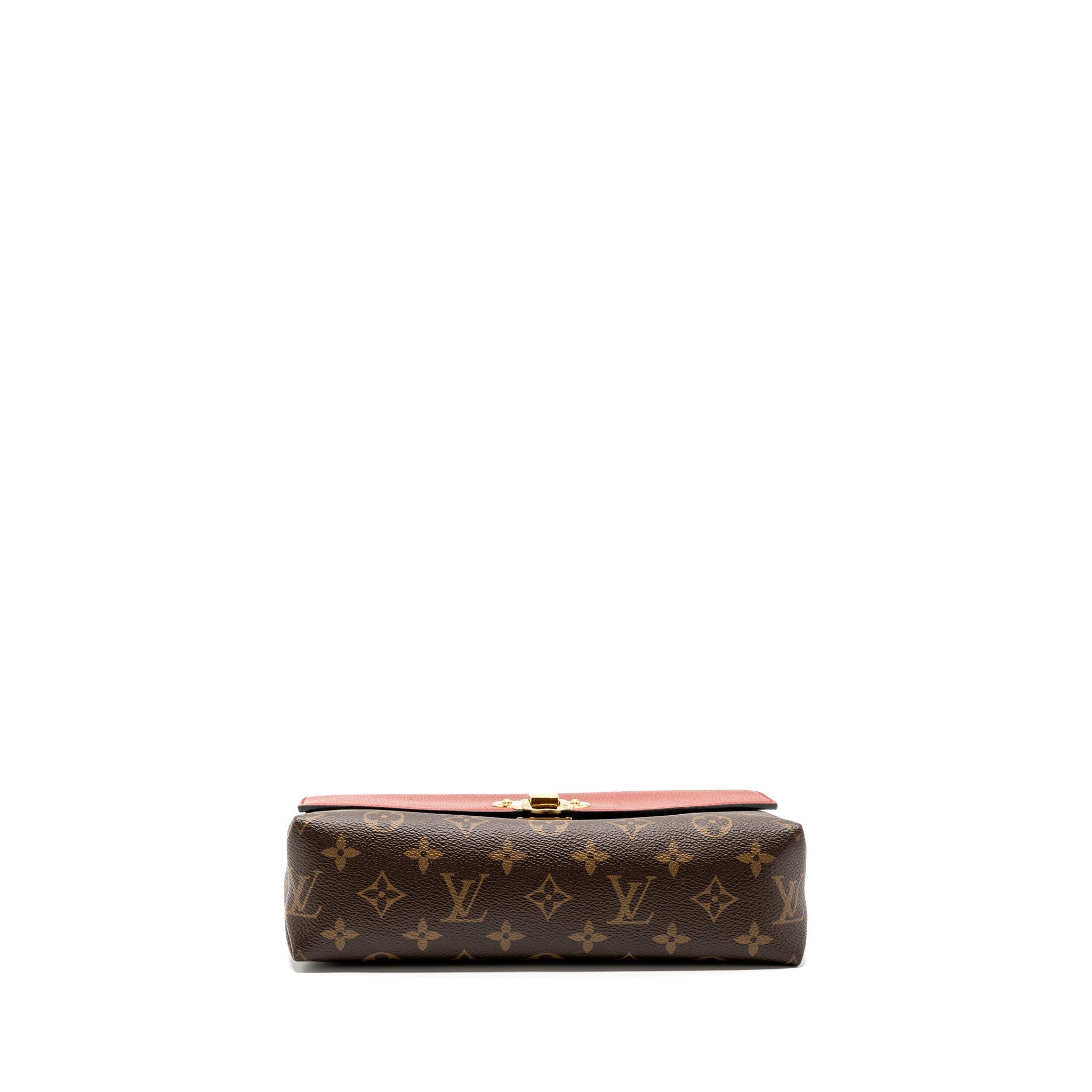 LOUIS VUITTON PALLAS CHAIN BAG MONOGRAM CANVAS/ LEATHER CERISE GHW