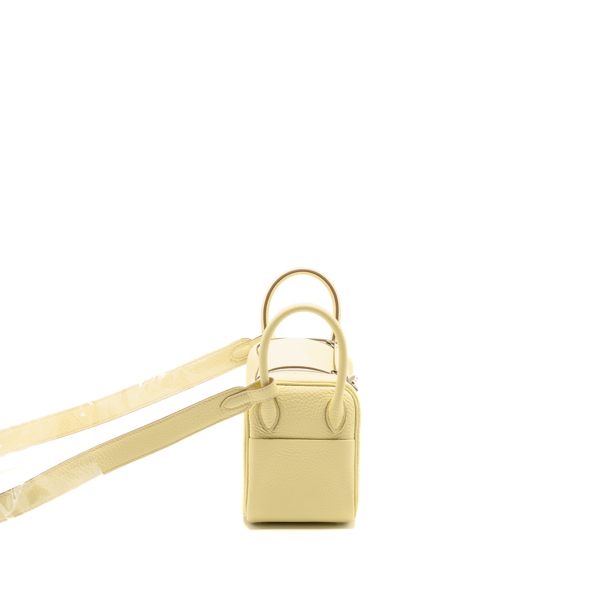 HERMES MINI LINDY II CLEMENCE JAUNE MILTON SHW