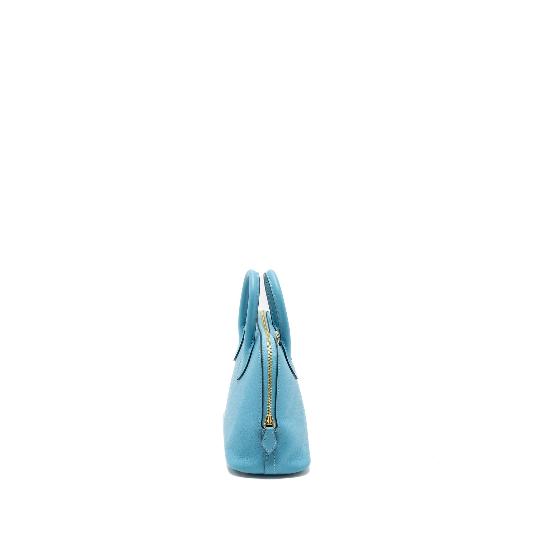 HERMES MINI BOLIDE EVERCOLOR P3 BLUE DU NORD GHW