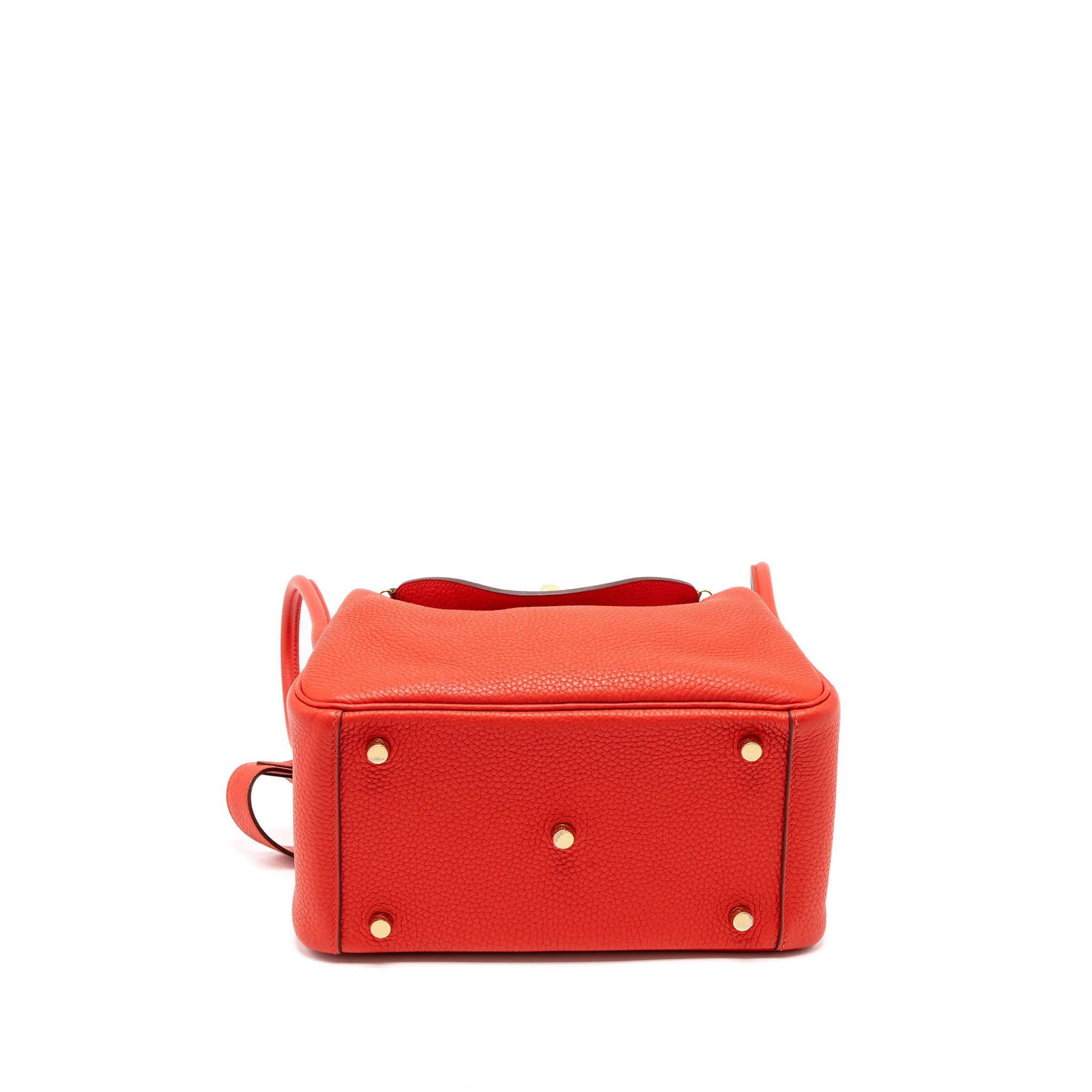 HERMES LINDY 26 CLEMENCE S3 ROUGE DE COEUR GHW