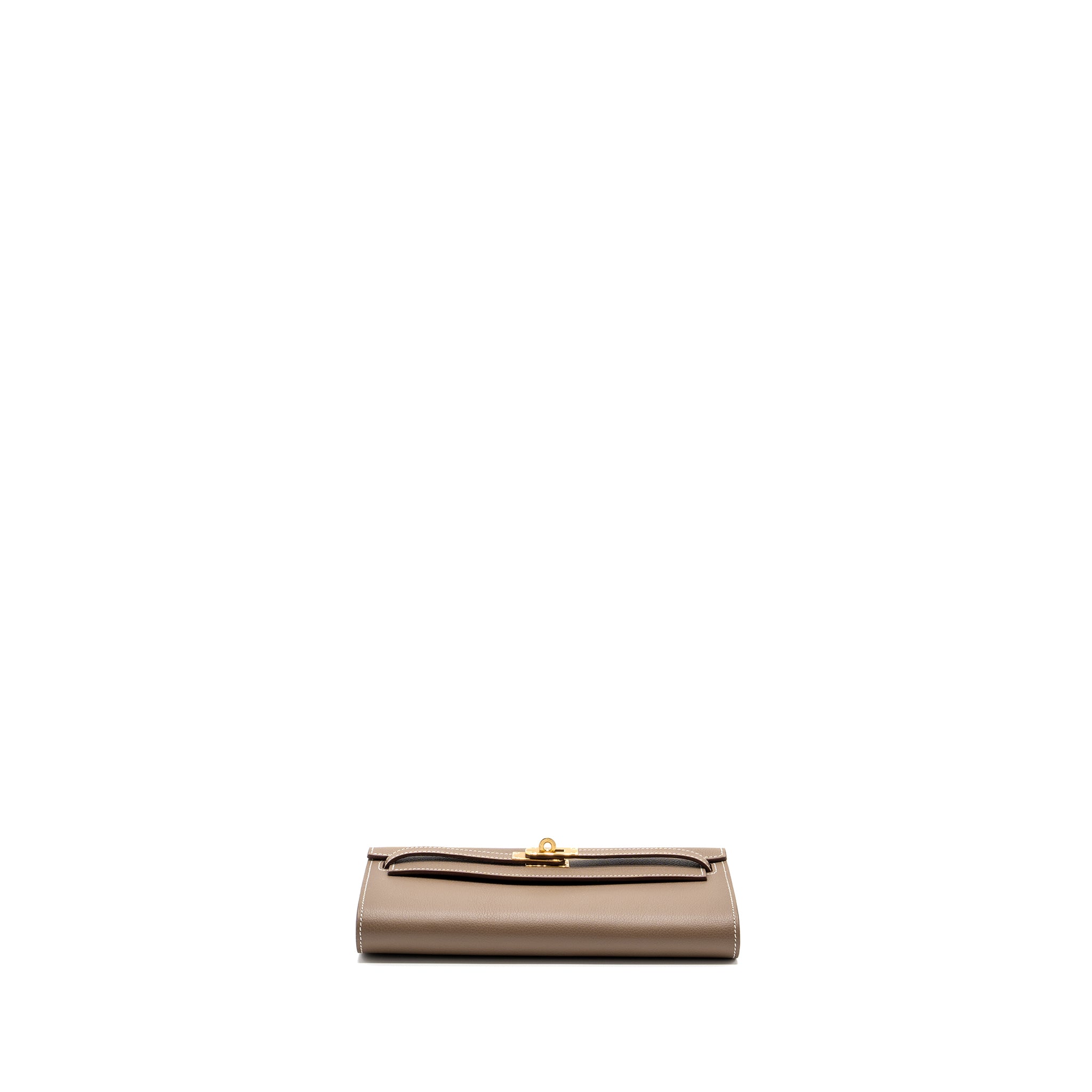 HERMES KELLY TO GO EVERCOLOR ETOUPE GHW