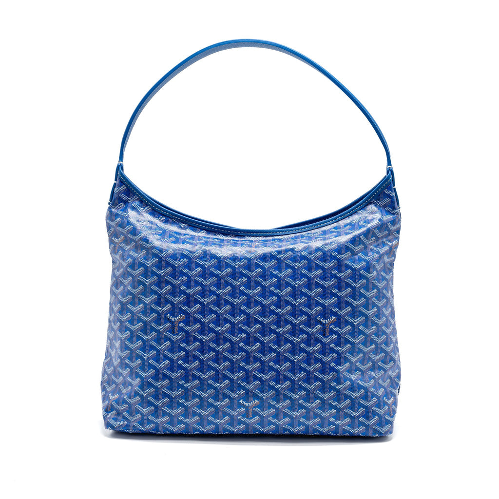 GOYARD BOHEME HOBO BAG GOYARDLINE CANVAS BLUE SHW