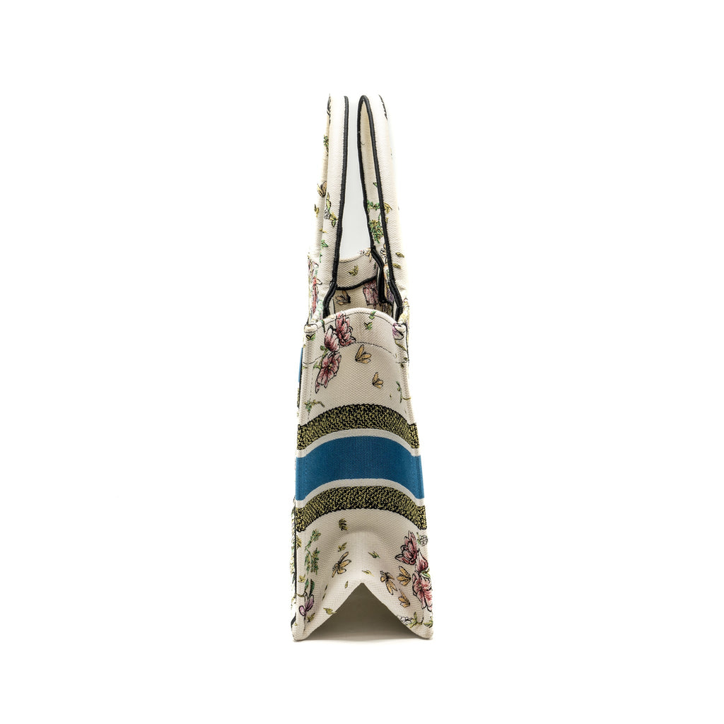 DIOR MEDIUM BOOK TOTE LIMITED CANVAS MULTICOLOUR