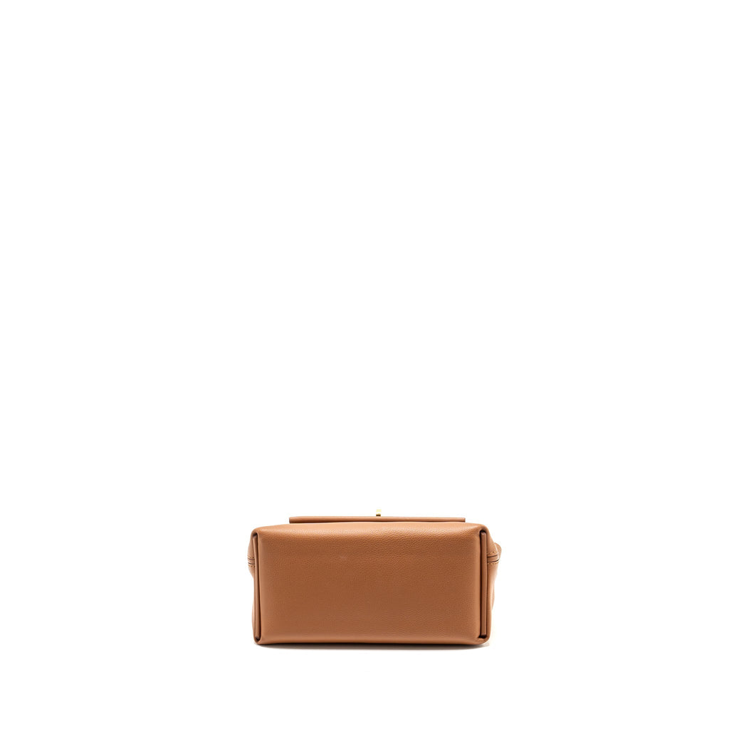 HERMES MINI 24/24 2424-21 BAG EVERCOLOR GOLD GHW