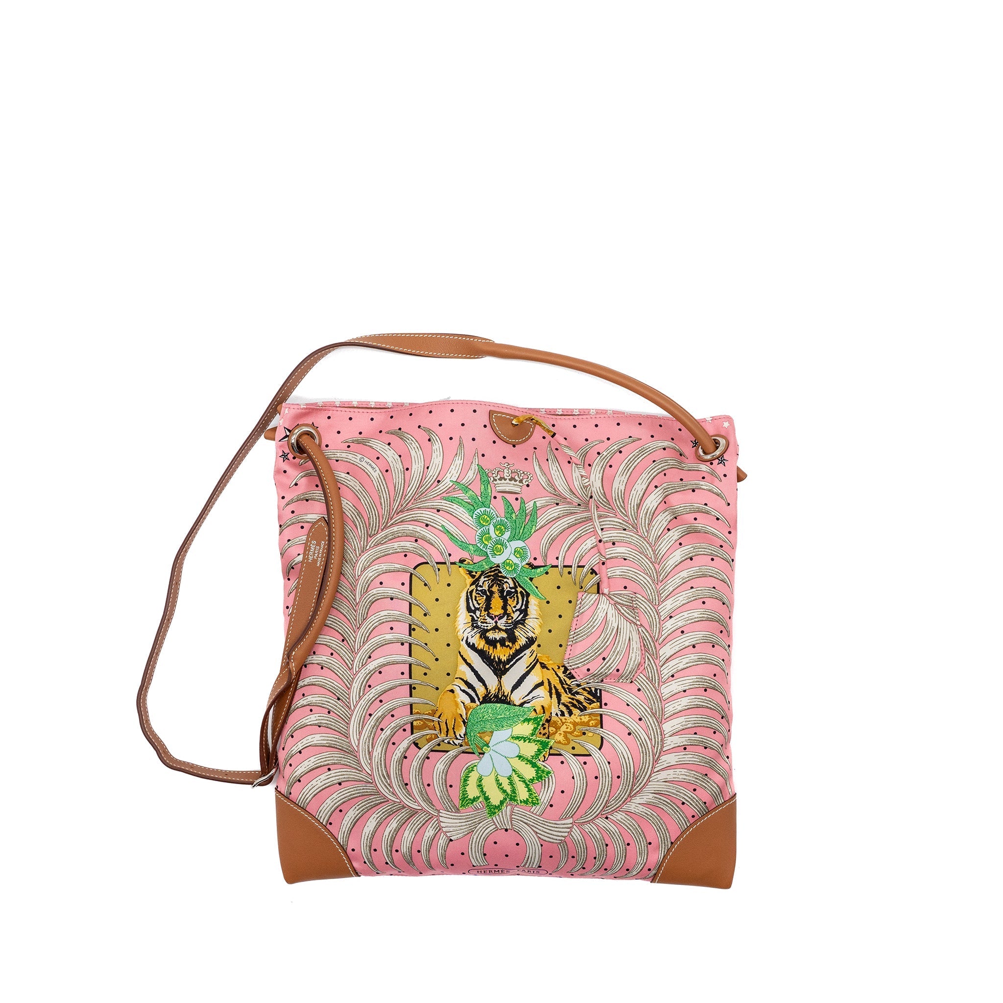 HERMES SILKCITY SHOULDER BAG MULTICOLOUR GOLD SHW