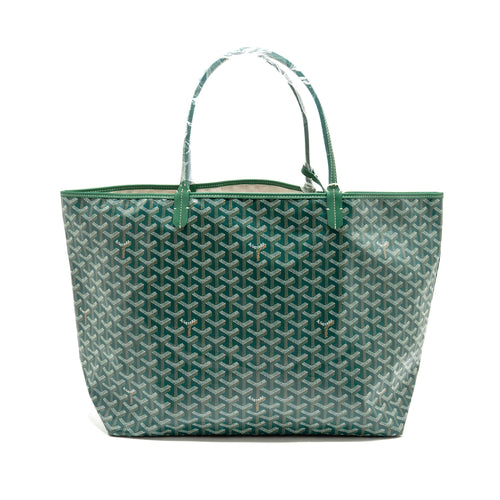 GOYARD SAINT LOUIS GM TOTE GOYARDINE CANVAS GREEN SHW