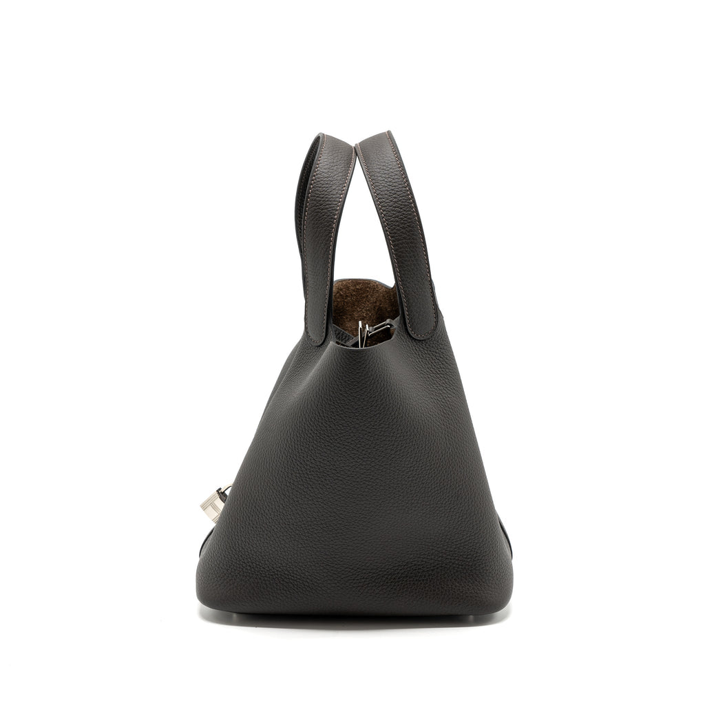 HERMES PICOTIN 22 LOCK BAG CLEMENCE EBENE SHW